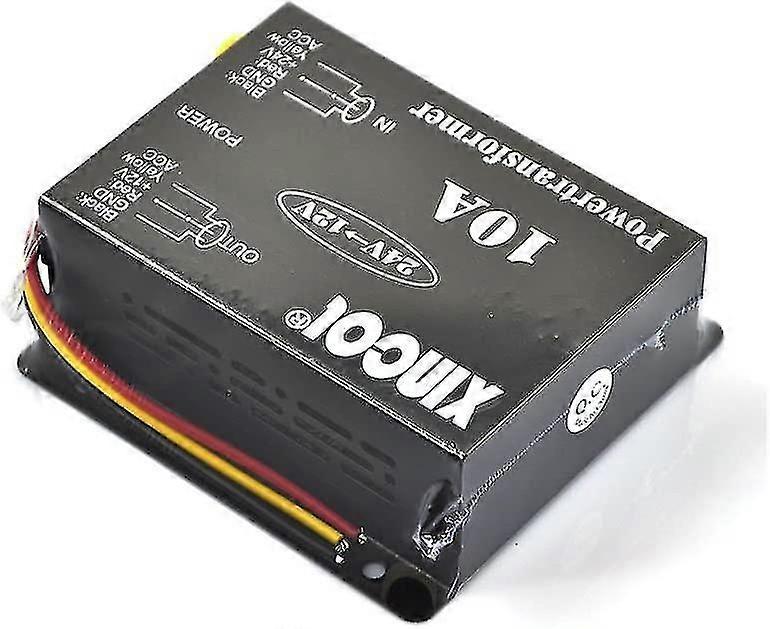 Dc / Dc Voltage Reducer 24v To 12v 10a Transformer Voltage Converter 24v Dc To 12v Dc Portable Waterproof Modular Power Supply Volt Regulator For Auto