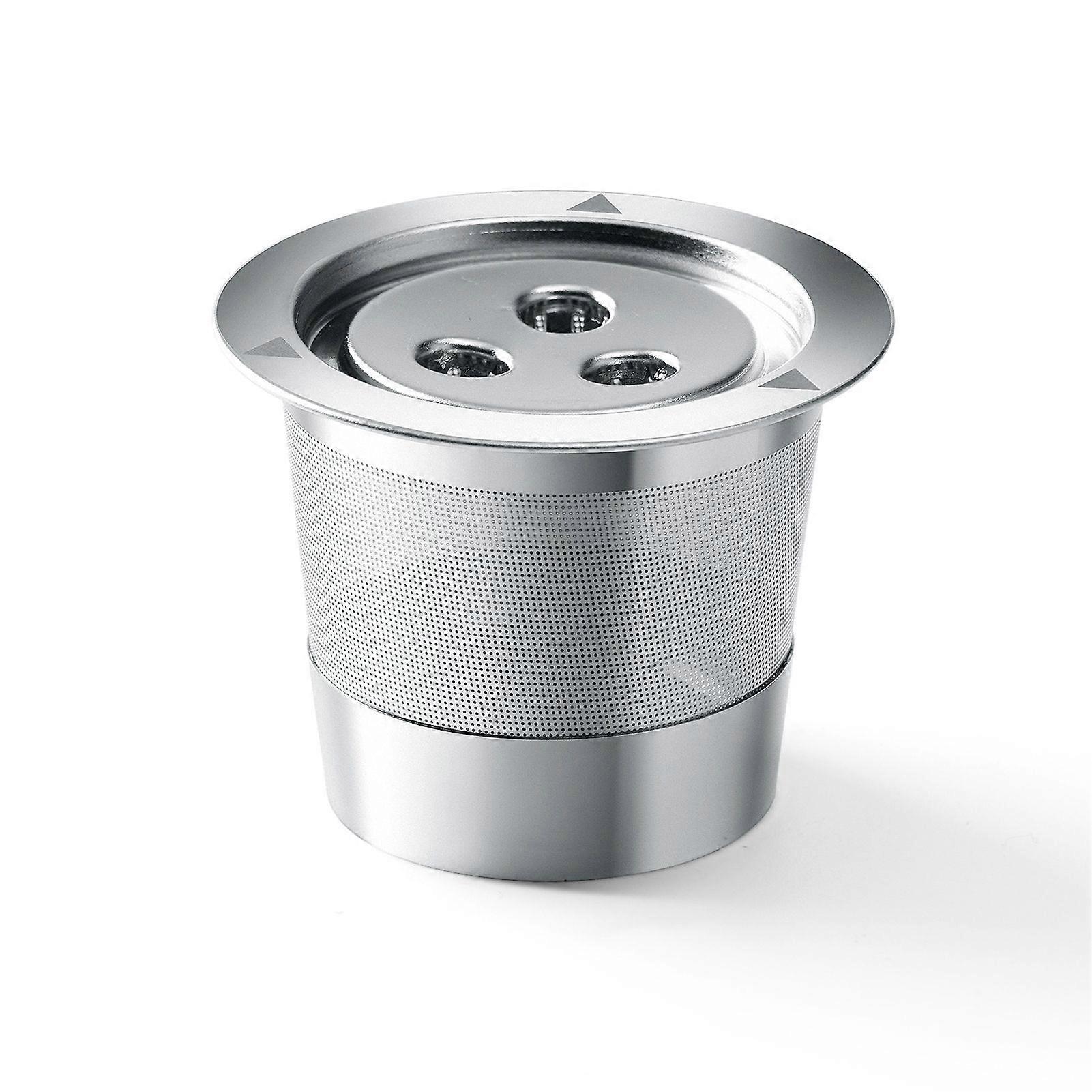 Stainless Steel Coffee Filter for K Cup Reusable Coffee Capsule Cup Fine Mesh Filter Design BPA-Free Easy to Use Refillable Coffee Filter for Ninja