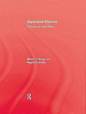 Japanese Names and How To Read Them