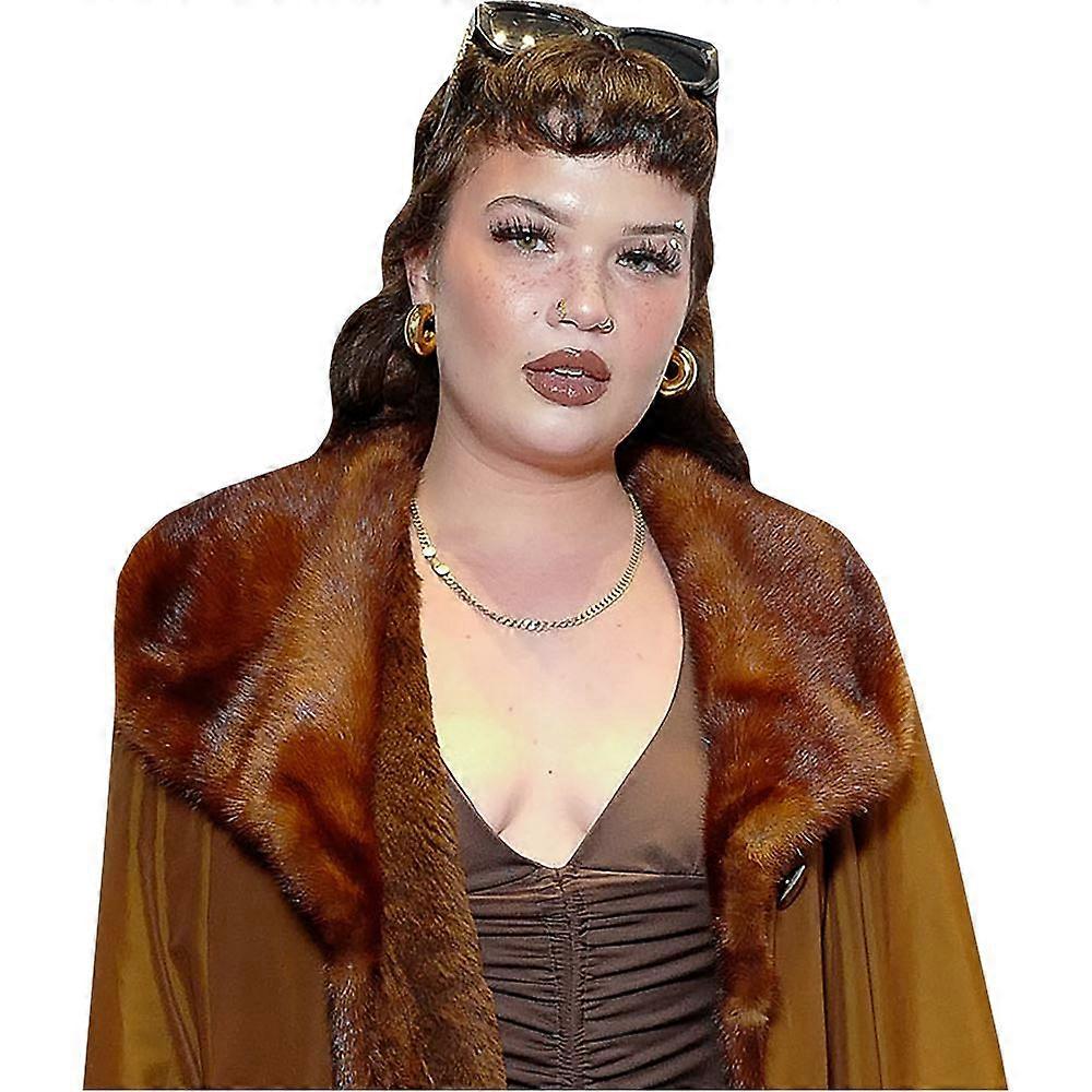 Lola Young (Brown Coat) Half Body Buddy Cutout