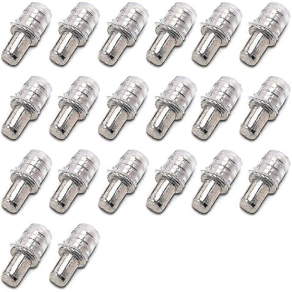 Guazhuni 20pcs Splint Shelf Shelf Bracketsilver