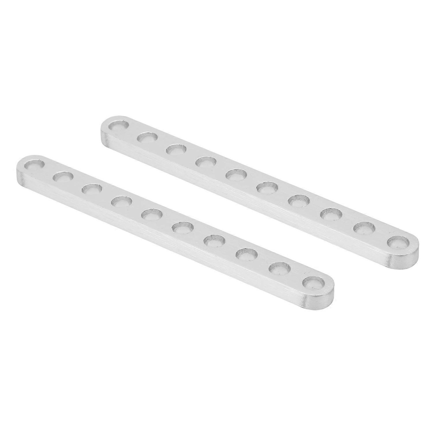 Coppia Trave a Canale Piatto in Alluminio 10 Fori Accessorio per Robot 4x8x80mm 3102-0010-0080
