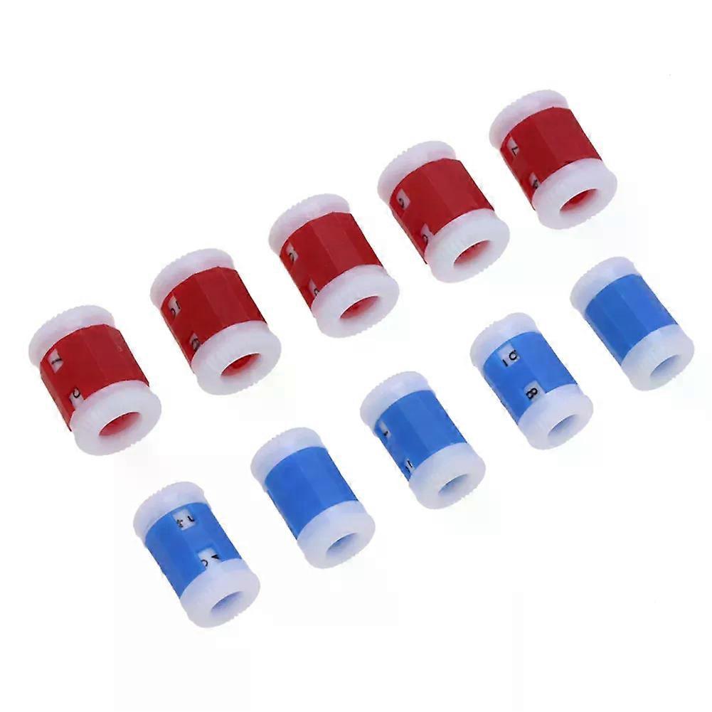 10pcs Small/Large Crochet Knitting Row Counter DIY Clothing Tool Manual Knitting Row Counter Round Stitch Weaving Tool E5M1