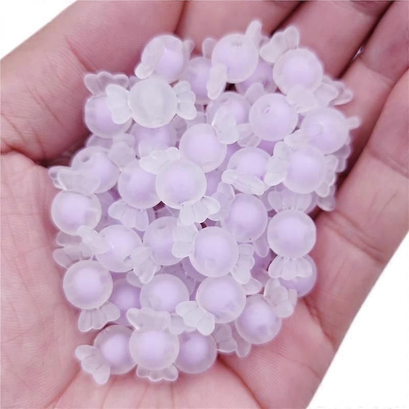 20Pcs DIY Handmade Beading Material Loose Beads Inner Color Candy Beads Children's Bracelet Necklace Making