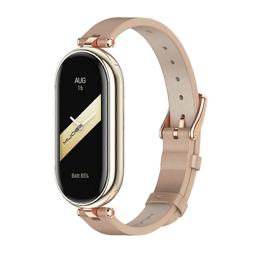 Mijobs First Layer Cowhide Watch Band