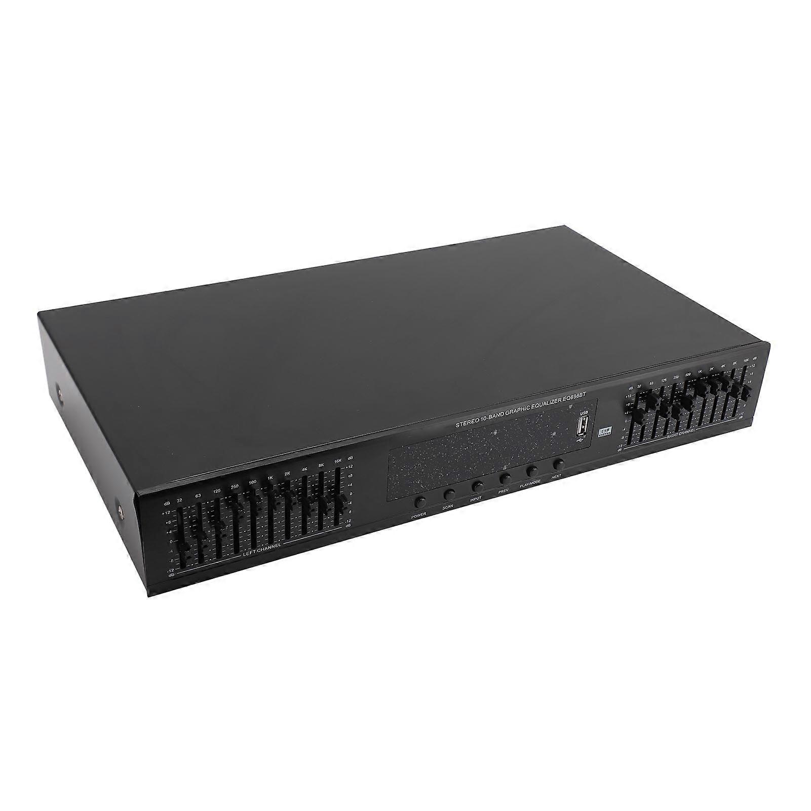 Equalizzatore a 20 bande Bluetooth integrato Regolazione dei bassi medi degli alti Supporta l'equalizzatore stereo U Disk con display digitale
