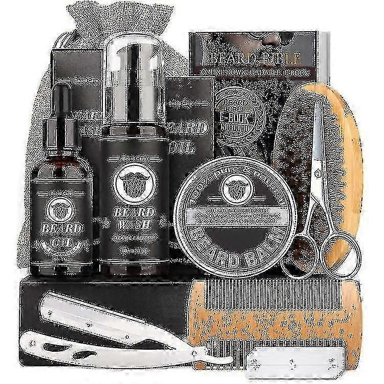 男性用ひげケアキット - 口ひげグルーミングセット - 父の日ギフト