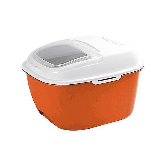 Food Storage Space Saving Modern Bottom Roller Cereal Rice Food Storage Container Food Storage Bucket