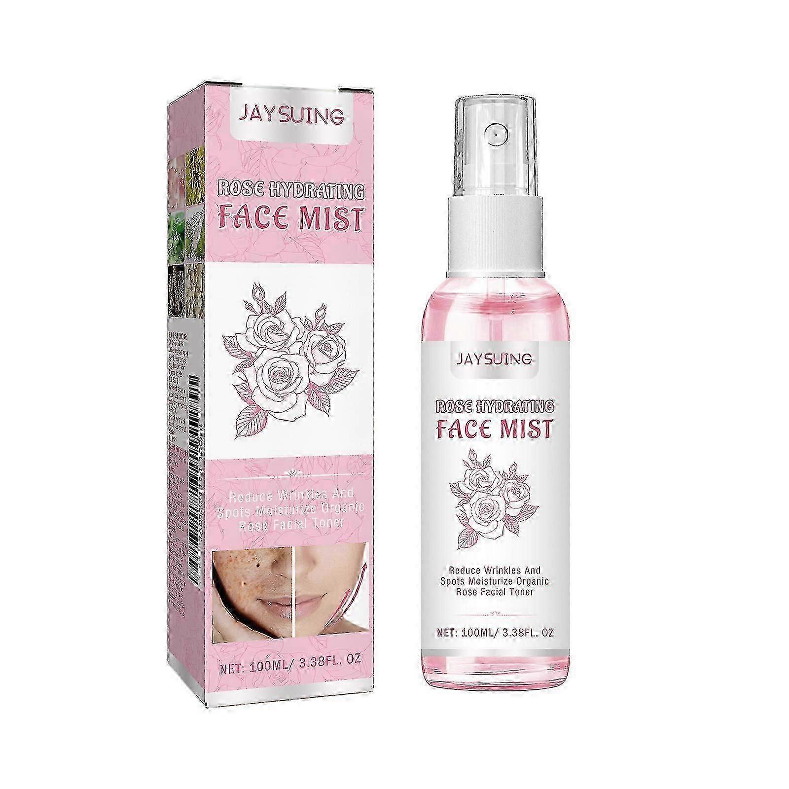 Jaysuing Rose Face Lotion Fade Stripes Moisture Replenishment Refreshing Oil Control Deep Repair Lotion - 100Ml Boxed