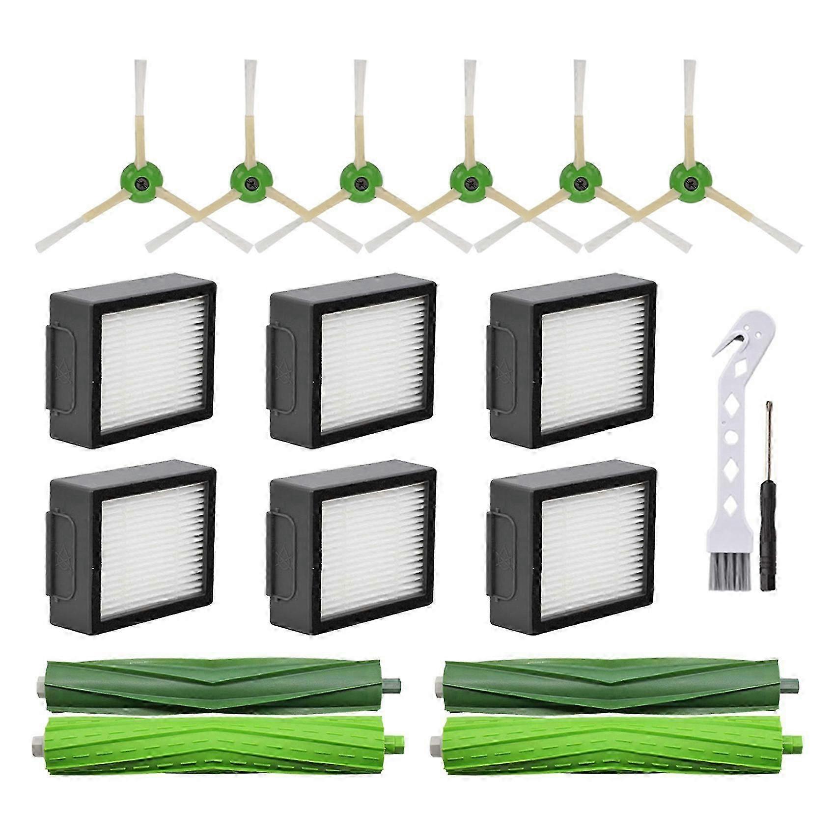 Replacement Parts for iRobot Roomba i3 i4 i6 i7 i8 j7 E5 E6 E7 Robot Vacuum Cleaner Main Side Brush HEPA Filter