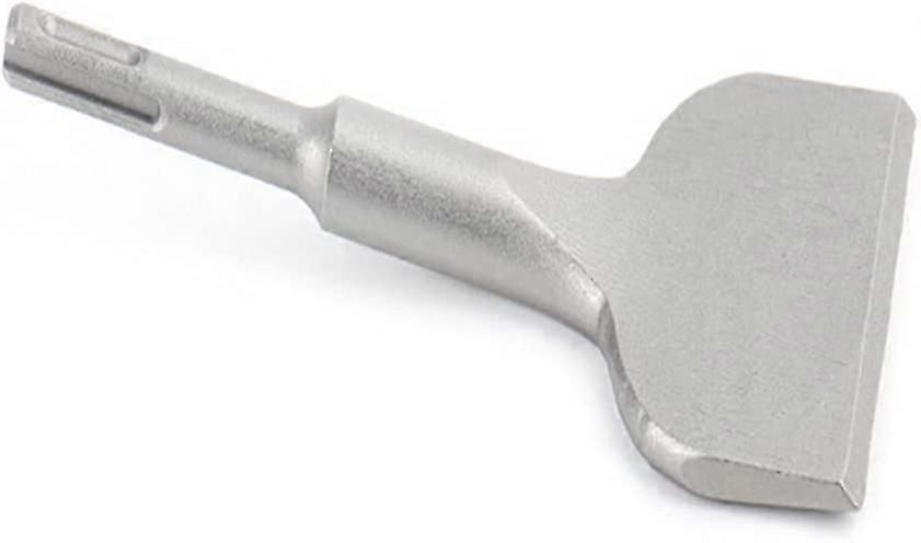 SDS Plus Chisel 160 x 75 mm Angled Tile Shovel, Wide Chisel for Ceramics, Floor Tiles
