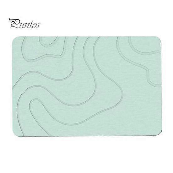 Bathroom Floor Mat Quick Absorbent Quick-Drying Diatom Mud Anti-Slip Bottom Solid Color Easy to Clean Multipurpose Bath Shower Sink Kitchen Carpet