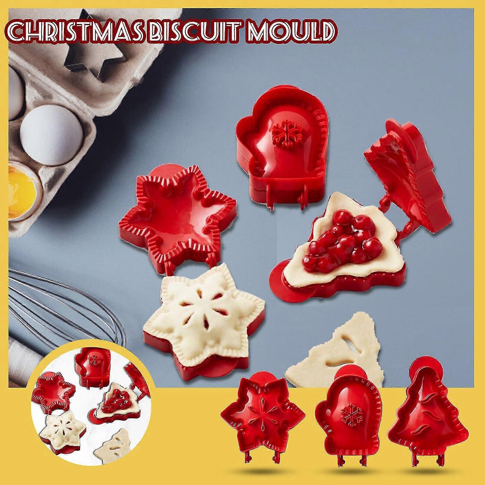 Pie Molds Christmas Cookie Cutter Dough Press Mould Kitchen Tools Mini Pie Maker
