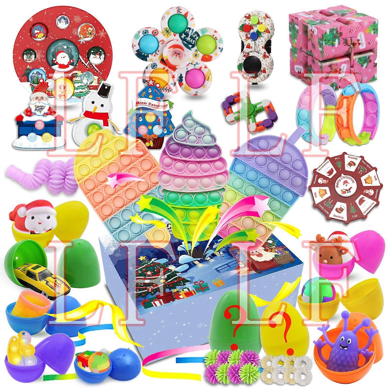 TG1916C1# Christmas Advent Calendar Gifts Box Decompression Toy Set Xmas Advent Calendar