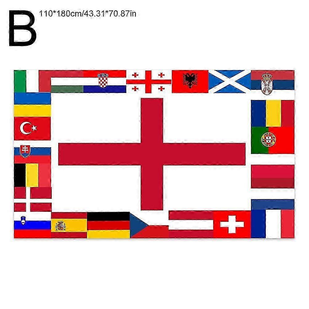 Flag for The Round of 24 of The European Cup Home Parties Decoration