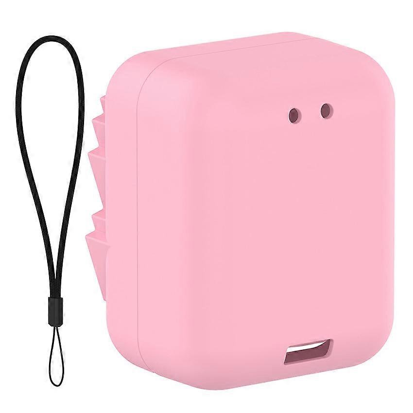 Silicone Protective Case Toy Storage Case Accessories for Bitzee Disney (Pink)