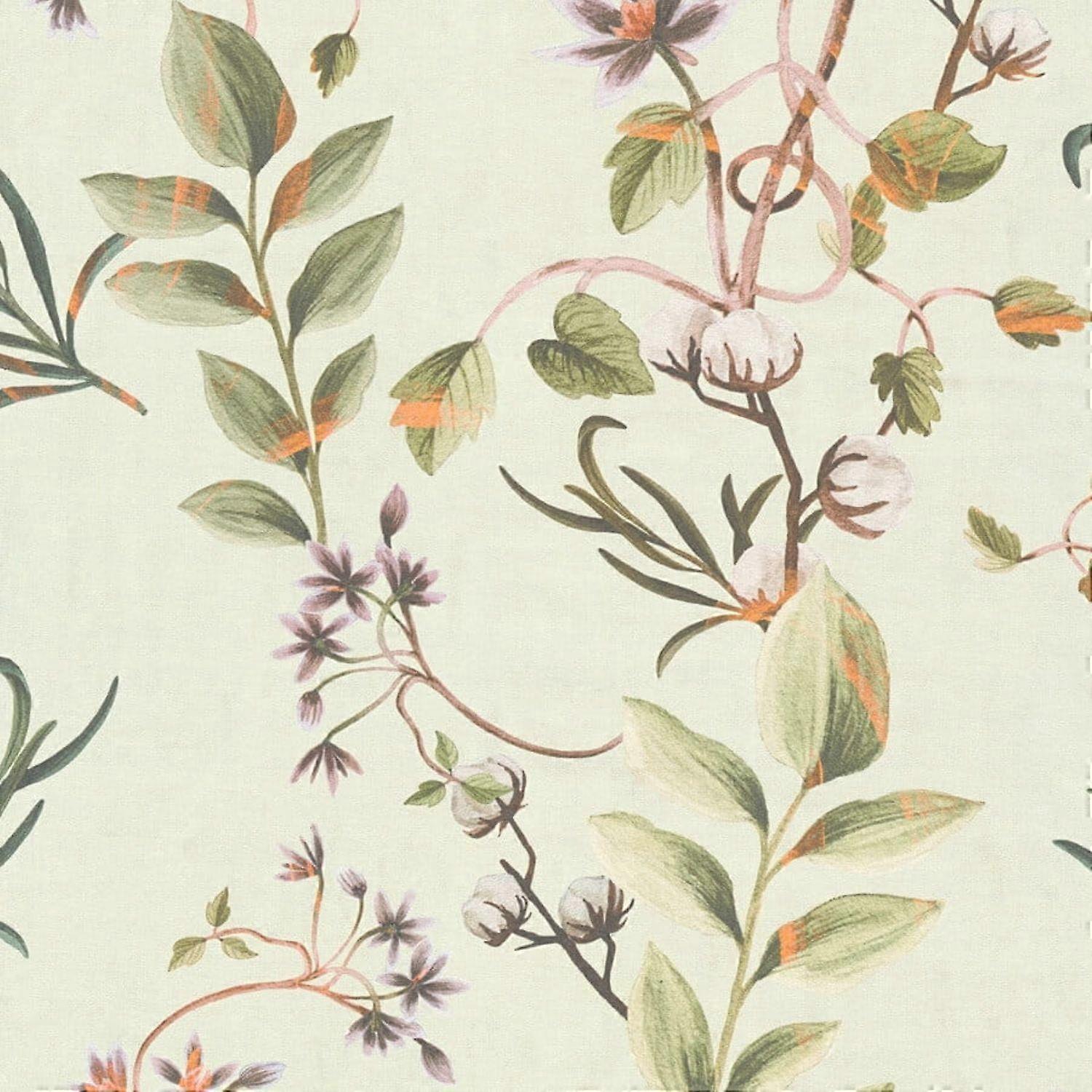 Anna D'Andrea Groen Botanisch Behang