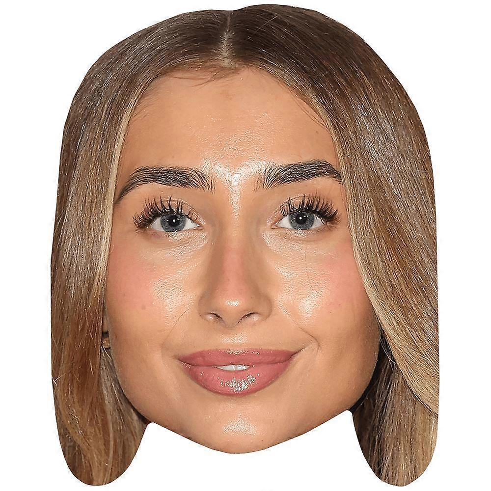 Lily Phillips (Smile) Celebrity Mask, Flat Card Face