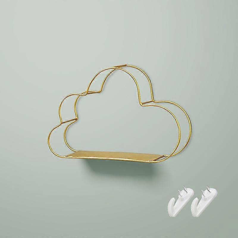 Cloud Shape Wall Shelf Rack Decorative Storage Organizer Hanging Home Decorations