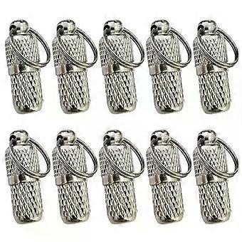 10Pcs Pet Cat Dog ID Tag for Dogs Cats Pet Collar Hanging Pendant Identity Adress Plate Pet Anti-Lost Decoration SilverPet Leashes