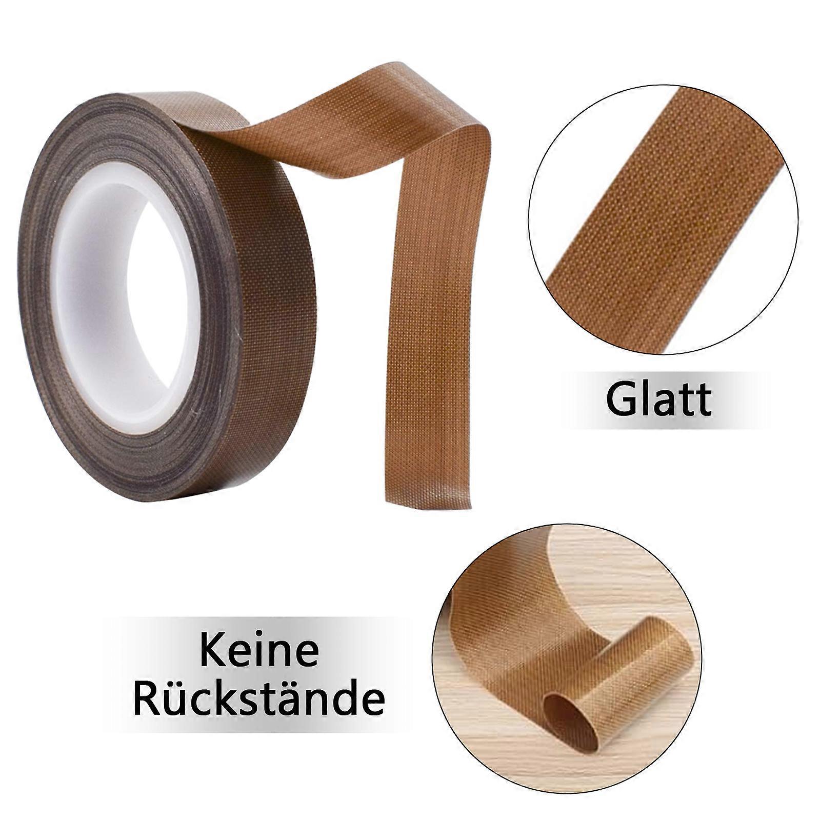 PTFE Tape for Impulse Sealing Machines, Teflon Fabric Tape Universal Compatibility, Multipurpose Non-Stick Surface, Corrosion Resistance Suitable for