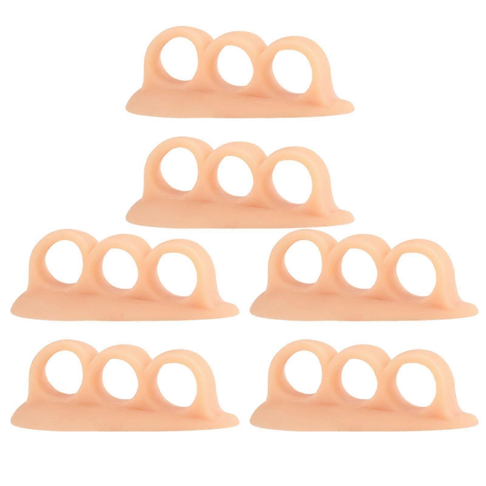 Silicone Hammertoe Correctors Soft Silicone Pain Relief Buffer Foot Care Tool