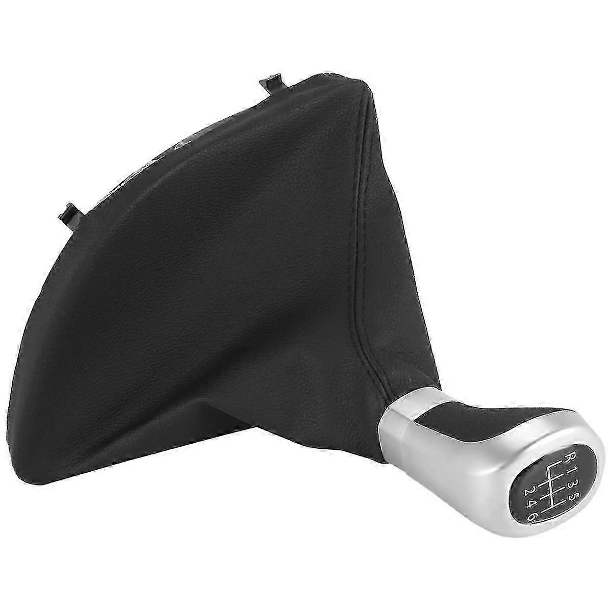 6 Speed Manual Gear Shift Knob Shifter Lever Boot Cover For-bmw 1 Series E81 E87 E87lci E88 E82