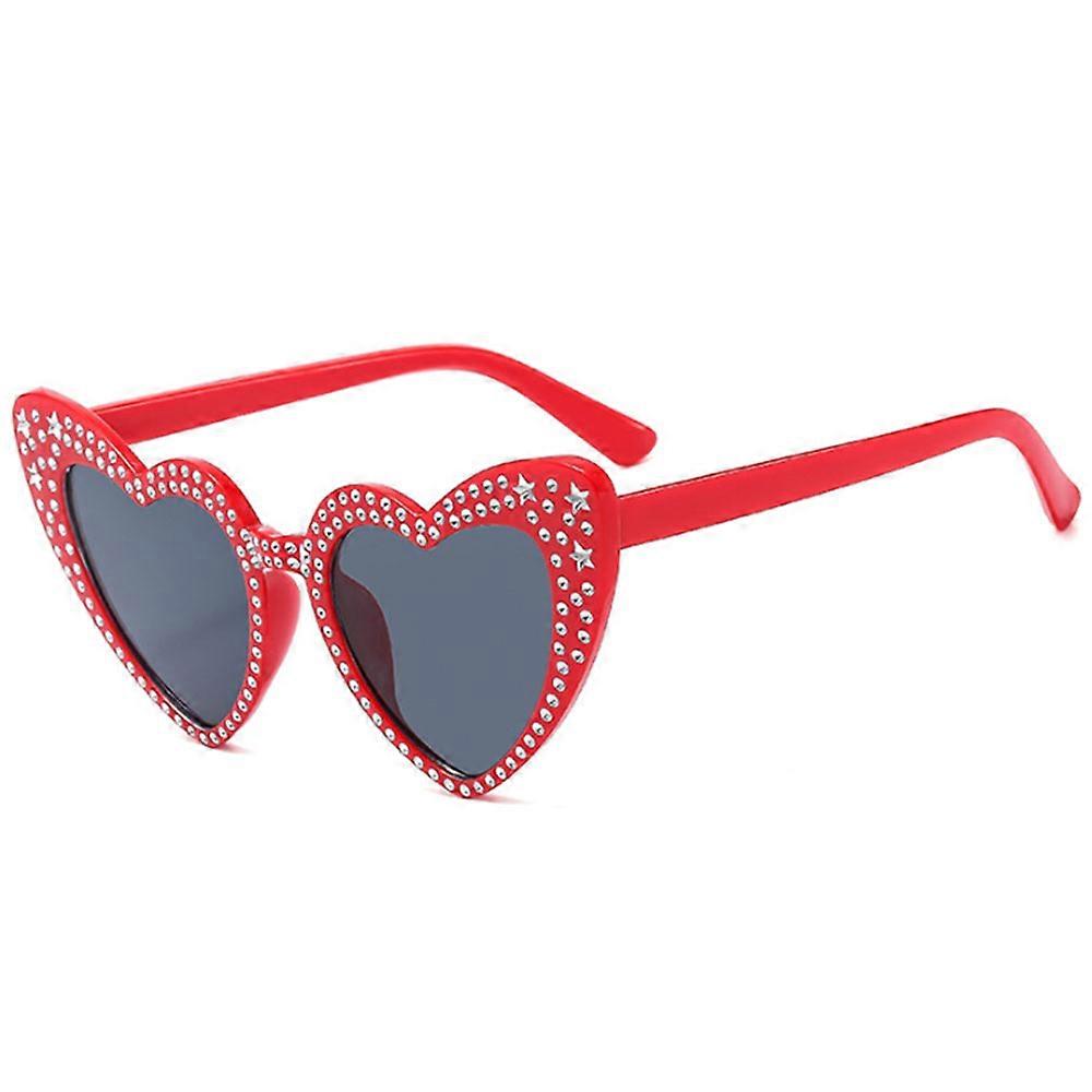 Oversized Square Sparkling Sunglasses Retro Thick Frame Sunglasses