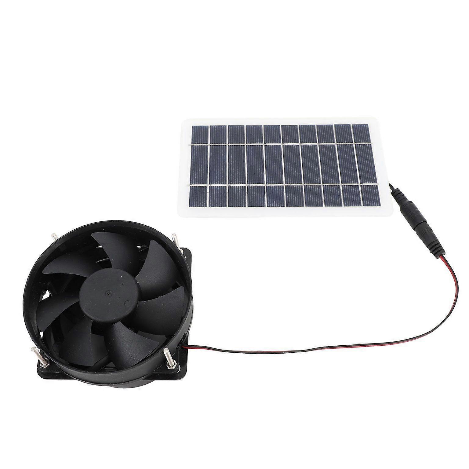 10W Solar Panel Powered Fan Kit - Efficient Solar-Powered Cooling Solution