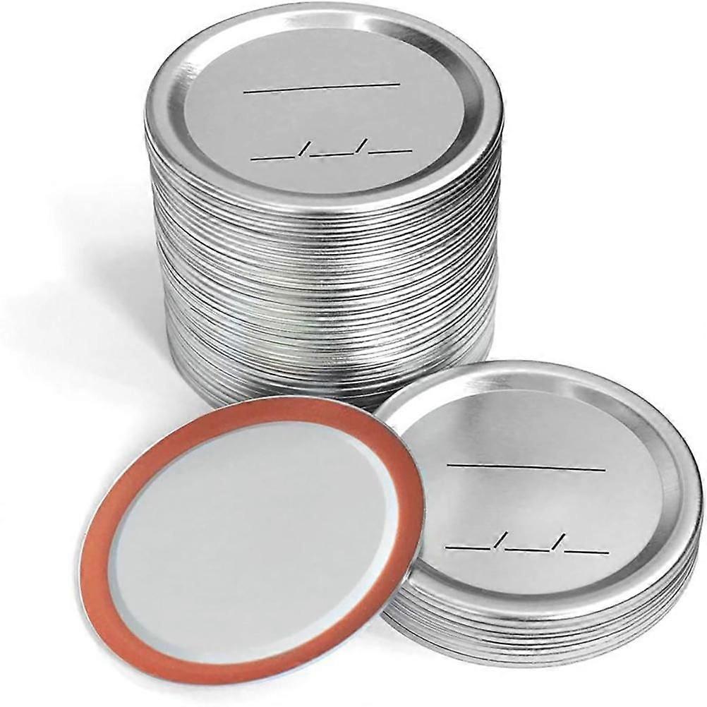 100PCS Wide Mouth Canning Lids Reusable Split Type Jar Lids Leak Proof Storage Canning