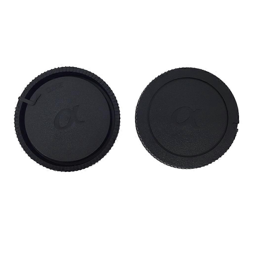 Black Camera Body Cap and Rear Lens Cover Cap for for Alpha Minolta DSLR MA Mount Camera Accessories Tools Black
