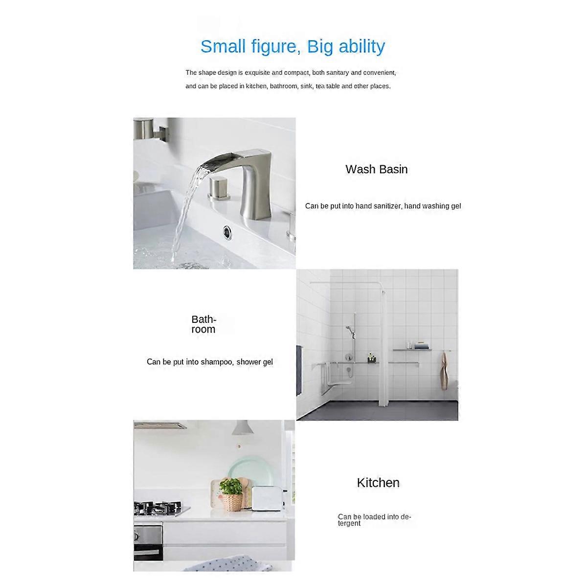 Automatic Sensor Soap Dispenser Touchless Liquid HandSoap Dispenser with Infrared Motion Sensor 300M