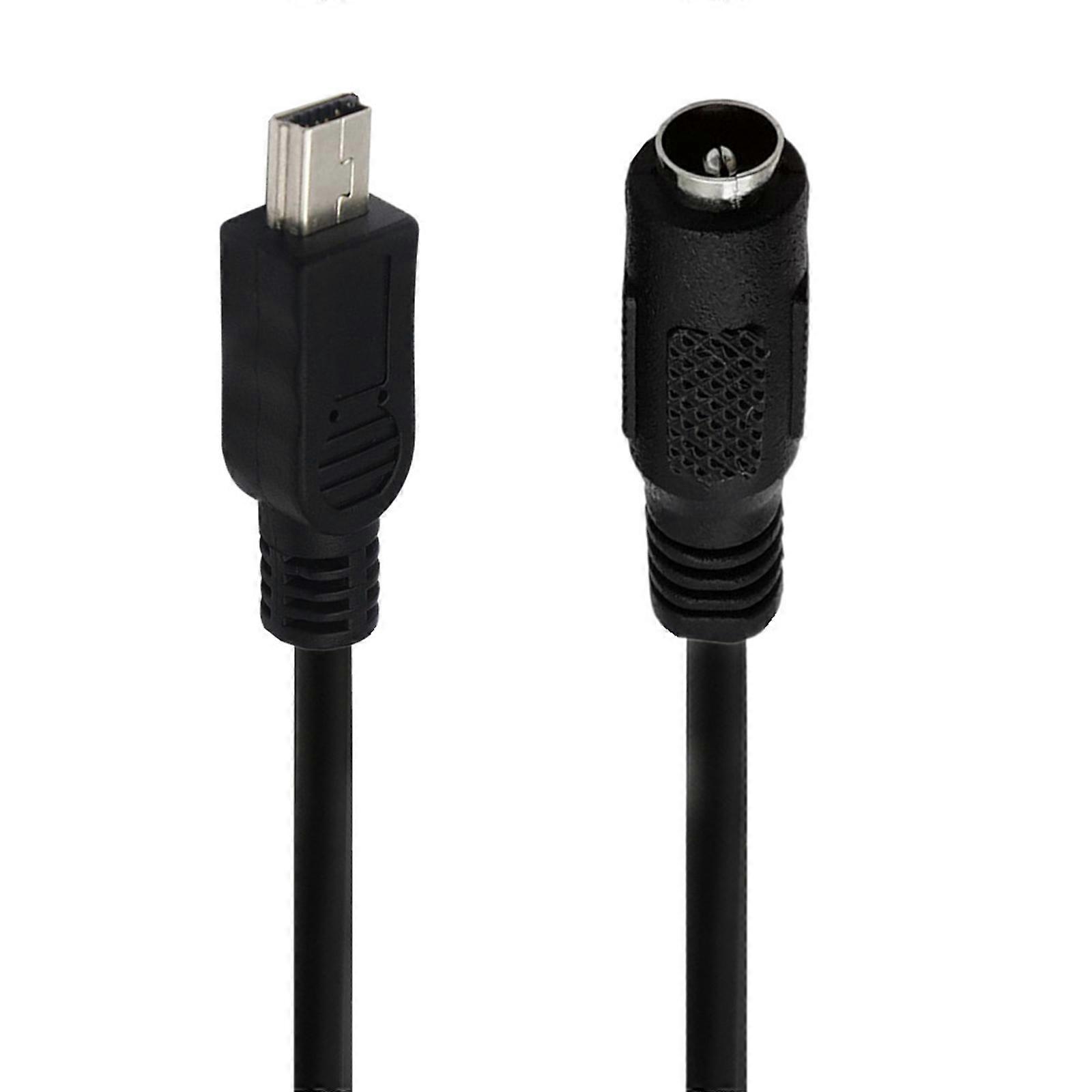 Efficient and Reliable Charging Cable DC3.5x1.35mm/5.5x2.1mm Input Mini USB Output 22AWG for GPS DVR Cellphones