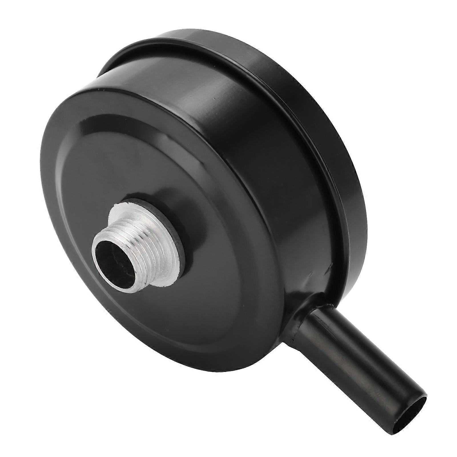 Air Compressor Muffler, Metal Pump Intake Filter, Noise Silencer, Iron Housing 65 G1/2 in