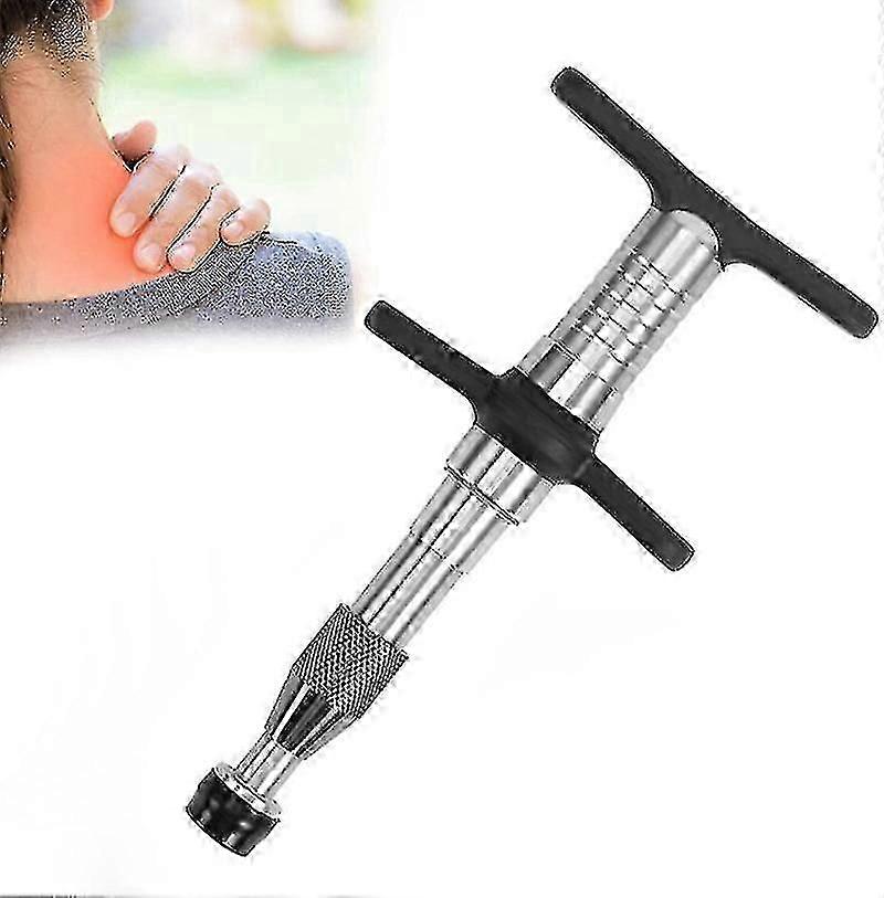 Instrument d’ajustement chiropratique Manuel Massage du dos Ajusteur de la colonne vertébrale Correcteur Thérapie Impulsion Réglage osseux Spinal Massager Gun