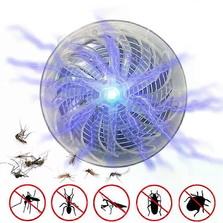 Solar Powered Mosquito Killer Lamp-UV Light Indoor/Outdoor Bug Zapper