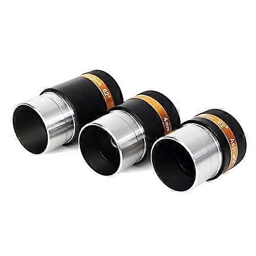 Microscope Kit 1.25" Wide Angle Lens 4mm 10mm 23mm Eyepieces for Monocular Telescope HD Fully Coated Adapters