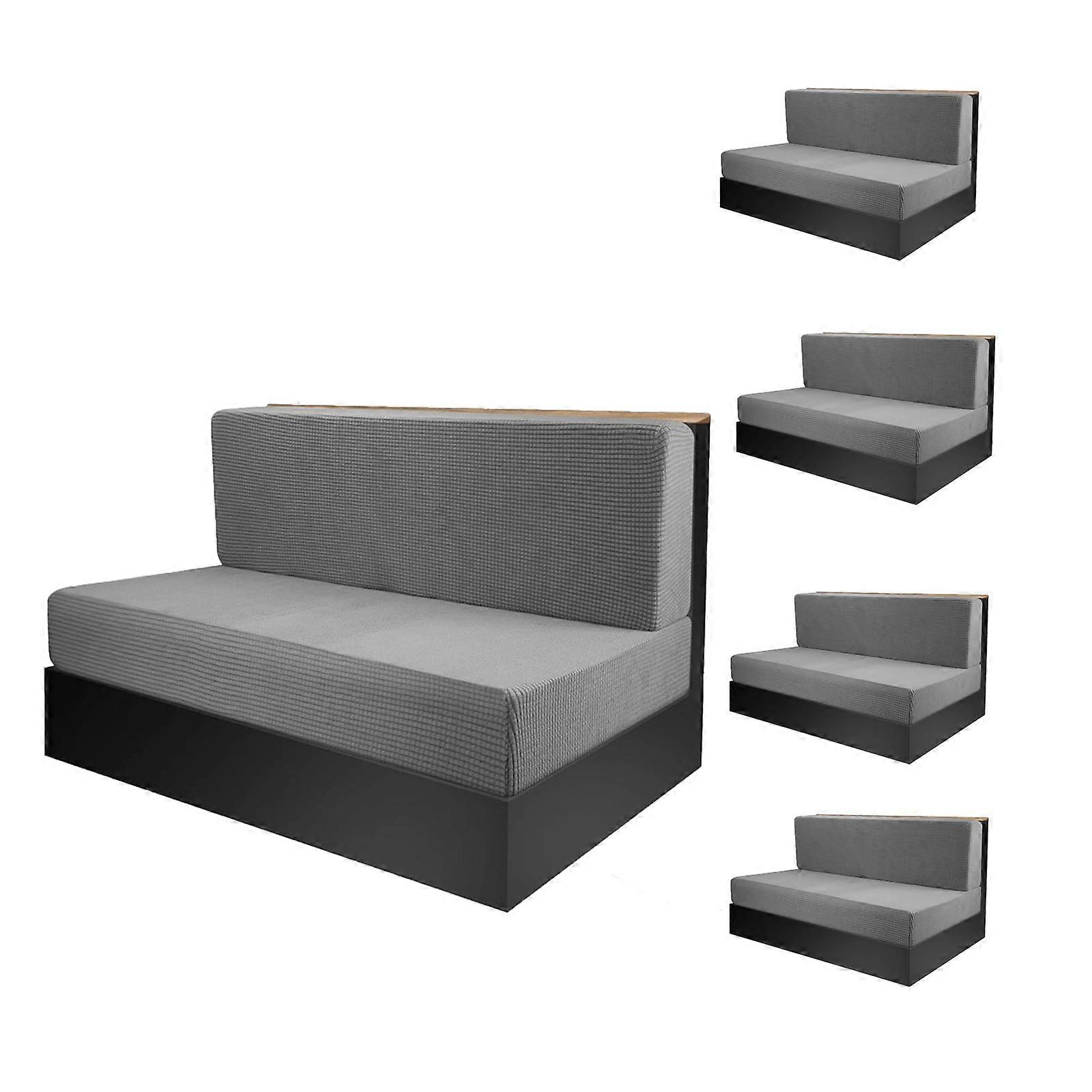 4 Piece RV Sofa Cover High Elasticity for Protecting Camping Vehicles and Household Benches