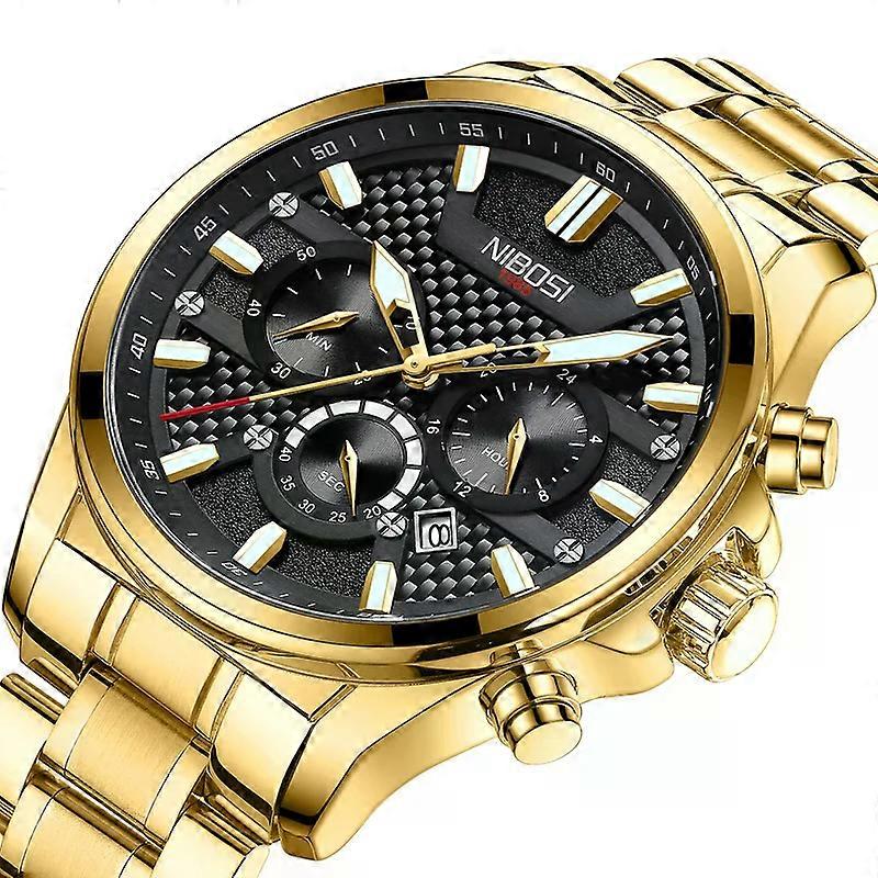 NIBOSI Date Display Watch - Practical Calendar Window at 3 o'clock