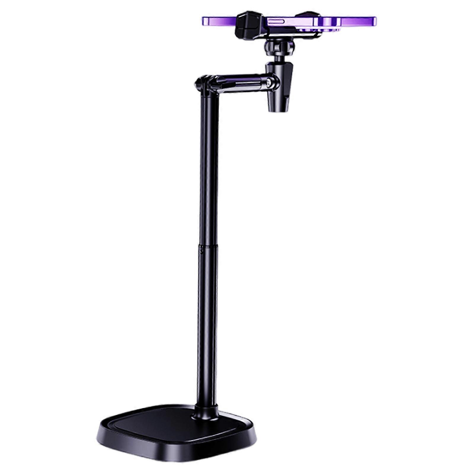 Height & Angles Adjust Phone Hold Desktop Phone Stand Automatic Lifting Universal Phone Hold Extendable Phone Stand
