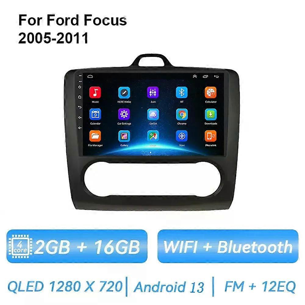 compatible for compatible for d Focus 2005-2011 Android 13 Carplay Car Radio GPS Navi Car Multimedia Video Player Autoradio Stereo Head Unit 2Din DSP