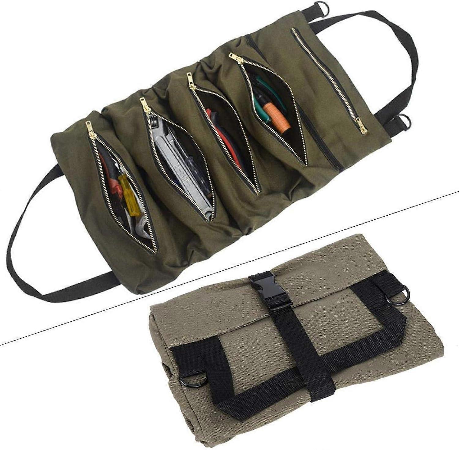 Durable Canvas Tool Organiser  for Tools Canvas Tool Holder  Screwdrivers  Can Hold Small Knives