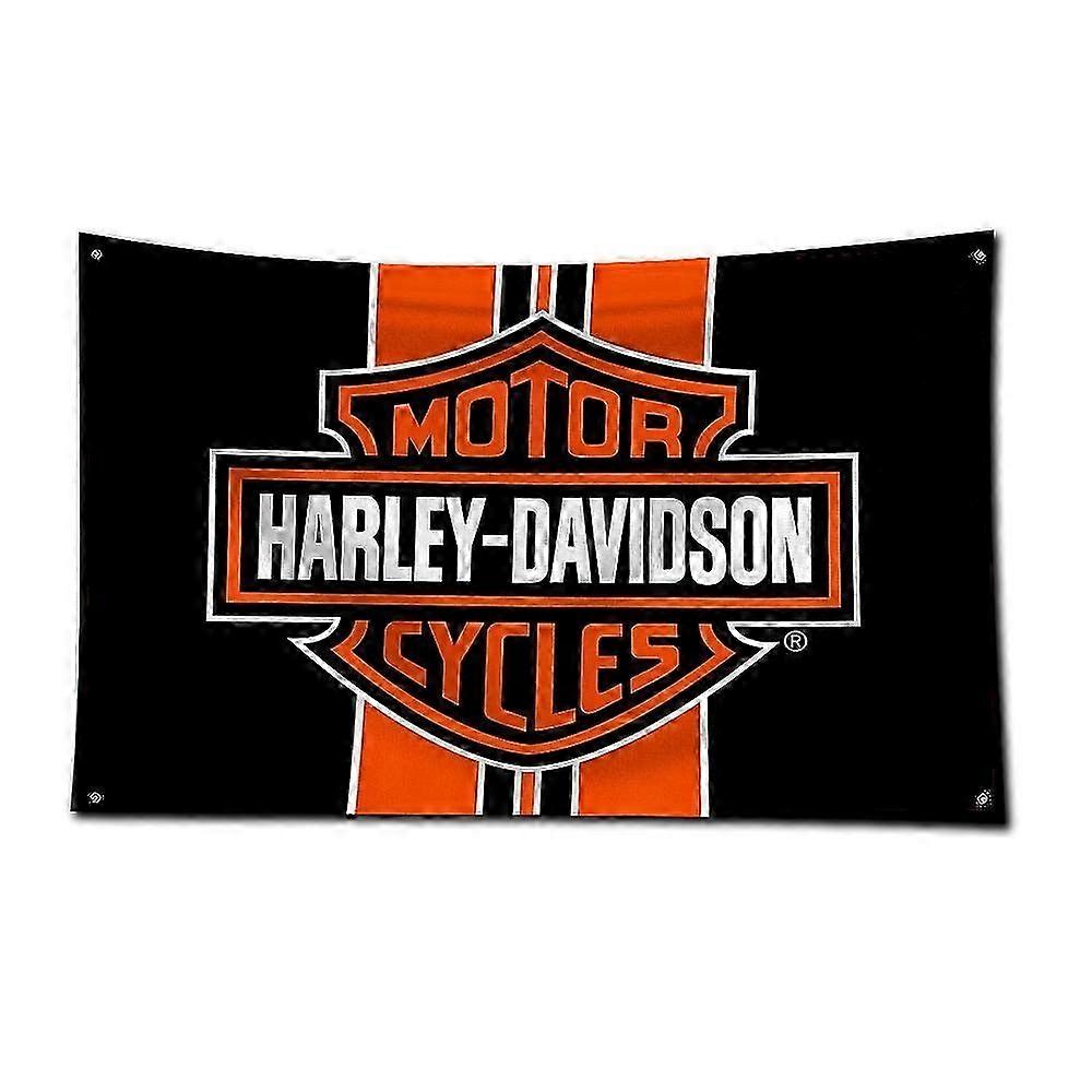 3x5 Ft Motorcycle Racing Skull Flag Polyester Digital Printing