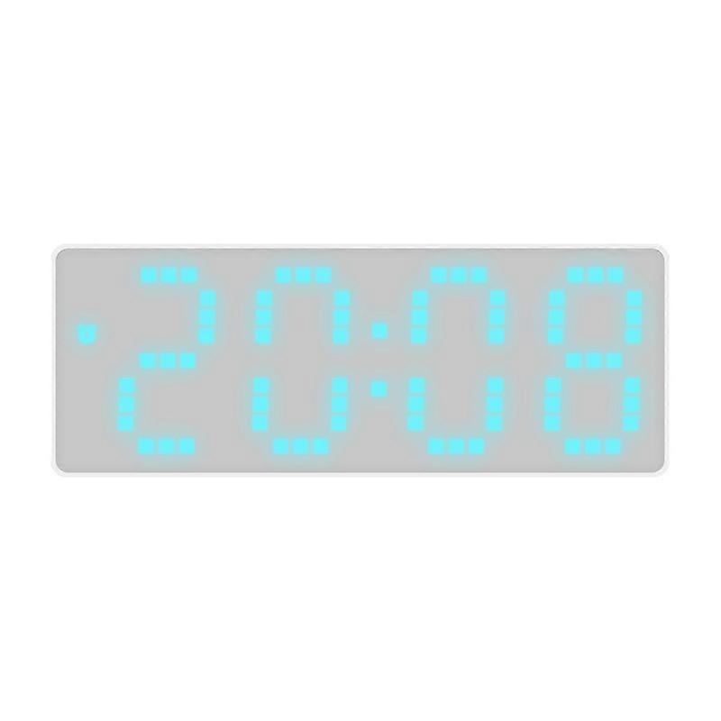 8017 LED Screen Voice Control Digital Alarm Clock Desktop Multifunctional Temperature Clock