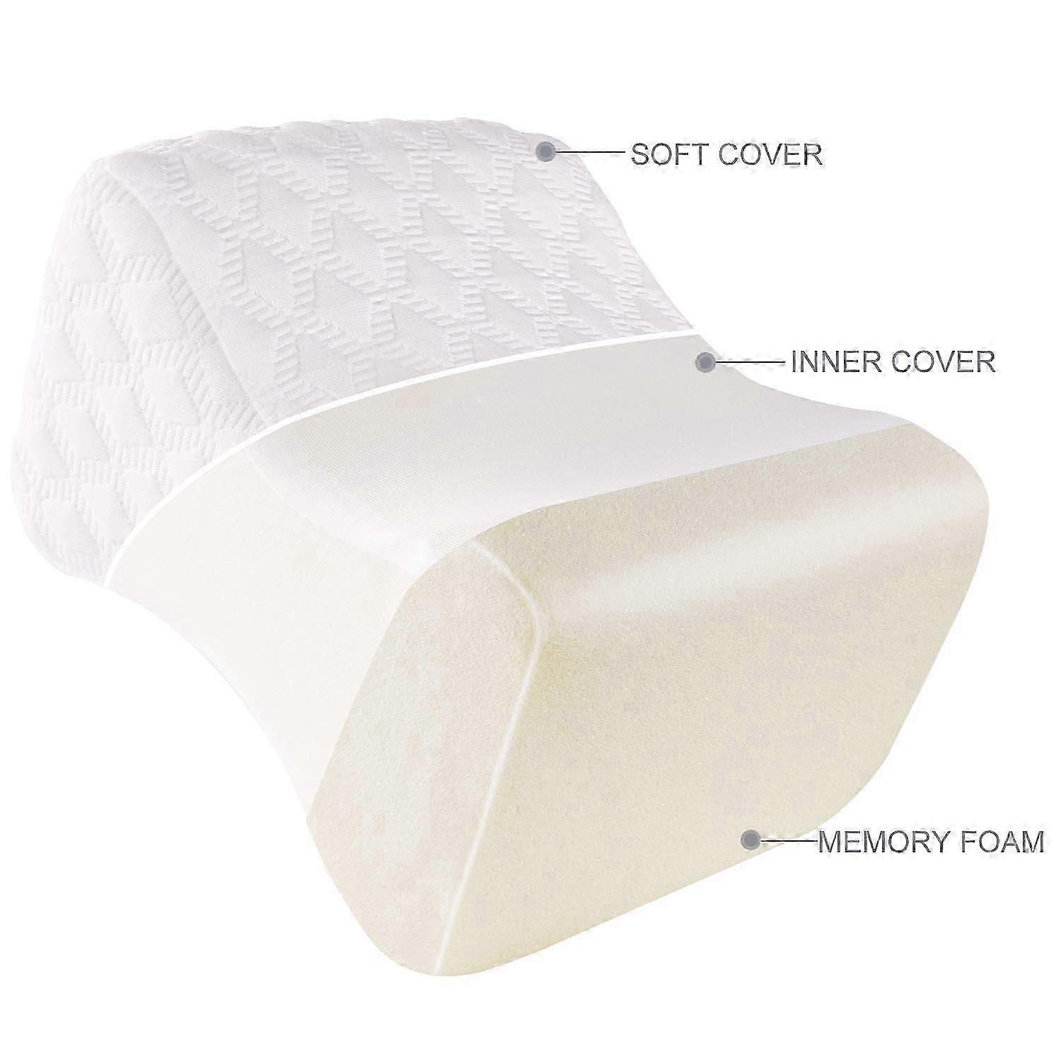 Butterfly Leg Cushion, White, 25cm * 20cm * 14cm