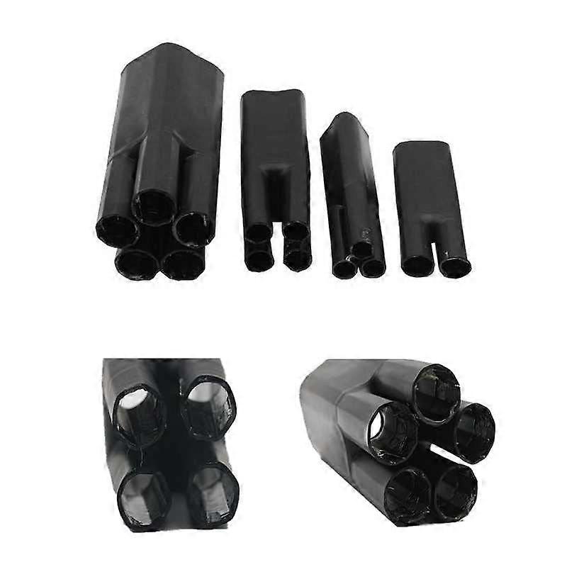 Heat Shrink Wrap Tube With Glue Insulation Sleeve For 1 kV 2-5 Core Cables, Branch Splitter, ID 5.0 mm, 10-16 mm2