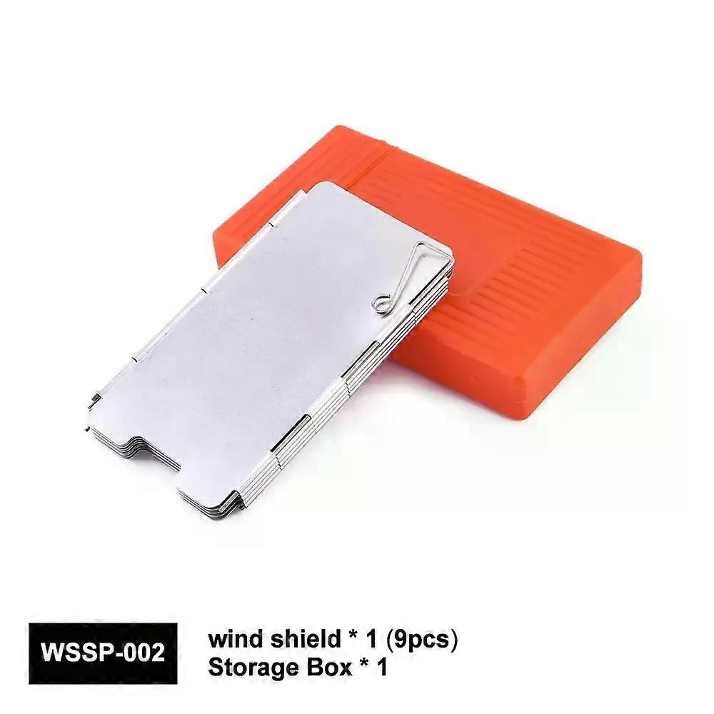 Camping Portable 9 Plates Stove Wind Shield Folding Outdoor Picnic BBQ Gas Burner Windproof Screen Guard Cookware Supplies