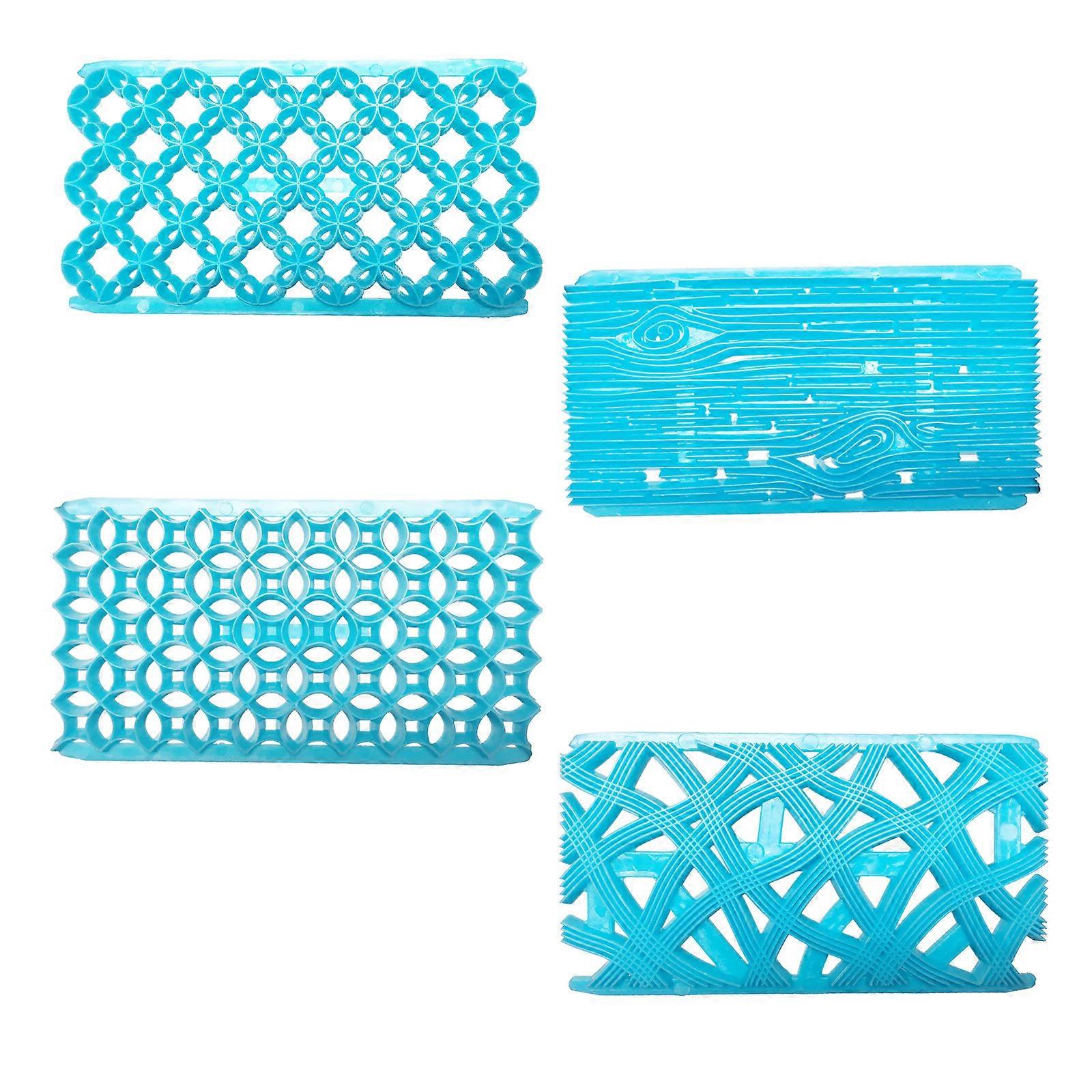 Embossing Cakes Cake Fondant Embossing Mould Set Cake Decoration Tool FF