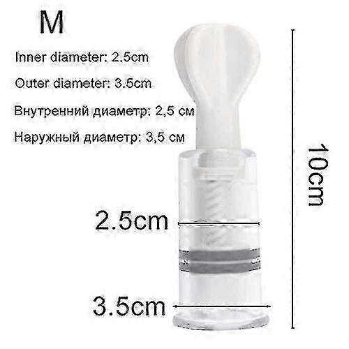 2PCS Vacuum Cupping Therapy Set Agrandissement et rehausseur de mamelons naturels - Mamelons plus fermes, plus vifs et plus grands