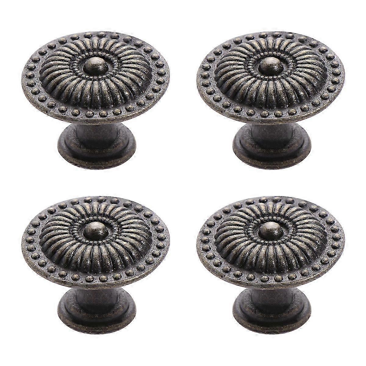 LM Kitchen Cabinet Pulls Cupboard Pull Knob Floral Pull Handle Drawer Knobs Bronze Cabinet Knob ZHM
